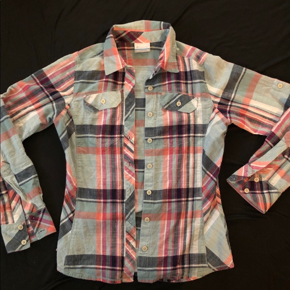 Columbia plaid campfire shirt